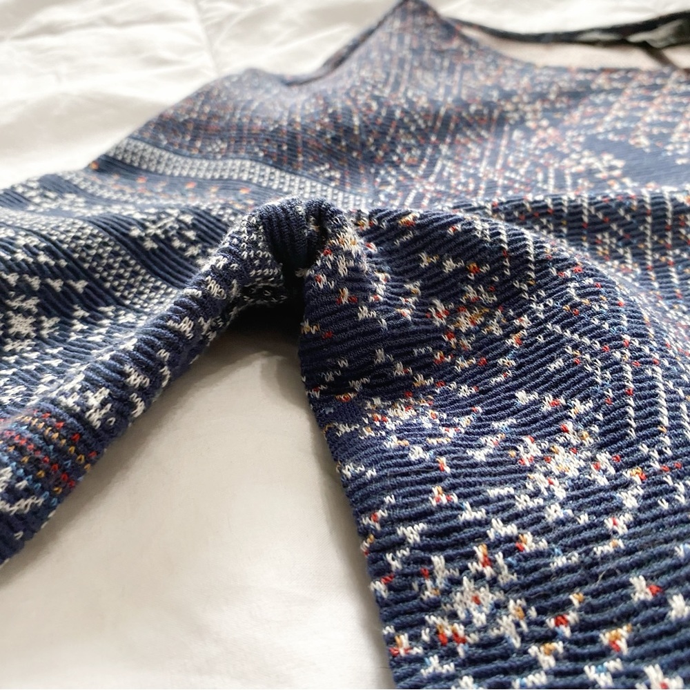 BCBGMaxAzria Blue Patterned Mini Dress - Picture 8 of 11